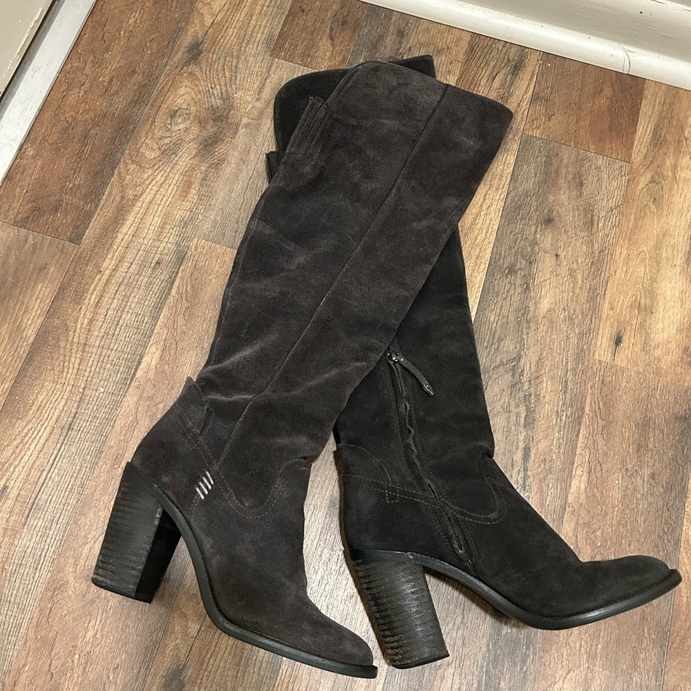 Dolce Vita Black Over the Knee Boots
